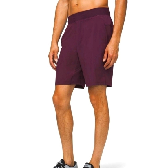 Lululemon T.H.E. short 9inch linerless short plum large - Picture 1 of 10